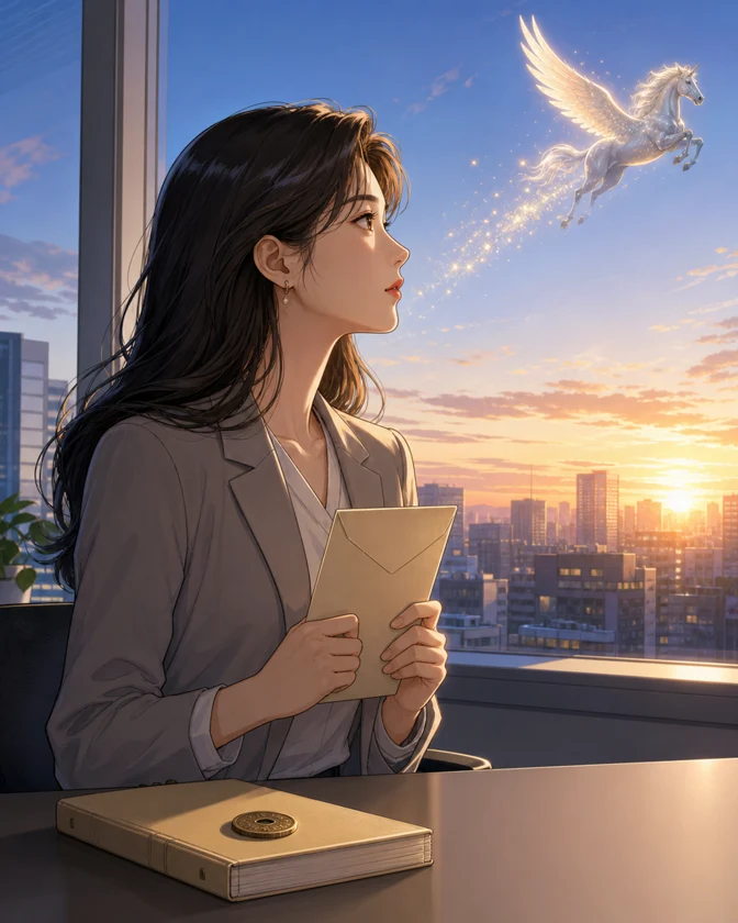 이직 사주 일러스트