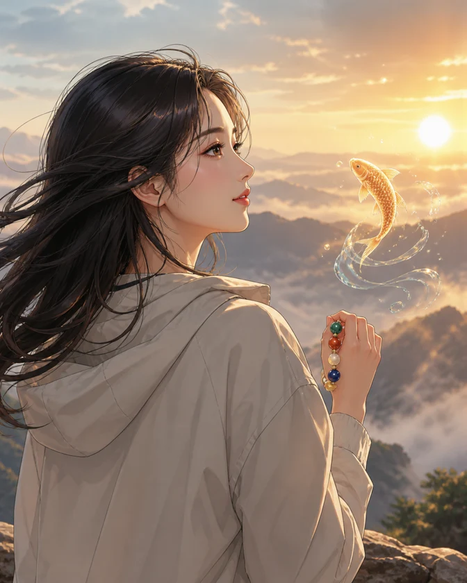 전환기 사주 일러스트